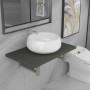 Conjunto de muebles de baño 2 piezas cerámica gris de , Muebles de baño - Ref: Foro24-279334, Precio: 92,89 €, Descuento: %