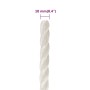 Arbeitsseil aus weißem Polypropylen 10 mm 100 m von , Seile und Metallschnüre - Ref: Foro24-153052, Preis: 32,84 €, Rabatt: %