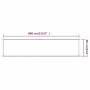 Toldo vertical tela oxford azul 60x800 cm de vidaXL, Sombrillas - Ref: Foro24-148448, Precio: 44,26 €, Descuento: %