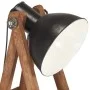 Lámpara de pie 3 pzas madera maciza de mango negro E27 by , Lamps - Ref: Foro24-320593, Price: 194,01 €, Discount: %