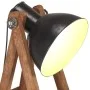 Lámpara de pie 3 pzas madera maciza de mango negro E27 by , Lamps - Ref: Foro24-320593, Price: 194,01 €, Discount: %