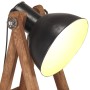 Lámpara de pie 3 pzas madera maciza de mango negro E27 by , Lamps - Ref: Foro24-320593, Price: 196,79 €, Discount: %