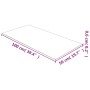 Gehärtete transparente Glas-Tischplatte, 50x100 cm. von , Tischplatten - Ref: Foro24-345074, Preis: 80,10 €, Rabatt: %