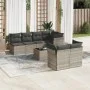 Set de sofás de jardín 8 pzas y cojines ratán sintético gris by , Garden sets - Ref: Foro24-3249141, Price: 580,67 €, Discoun...