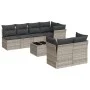 Set de sofás de jardín 8 pzas y cojines ratán sintético gris by , Garden sets - Ref: Foro24-3249141, Price: 580,67 €, Discoun...