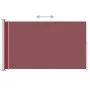 Rote einziehbare Seitenmarkise für den Garten, 180 x 300 cm von vidaXL, Sonnenschirme - Ref: Foro24-313404, Preis: 93,82 €, R...