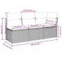 Sofá de jardín con cojines 3 plazas ratán sintético gris claro by , Outdoor sofas - Ref: Foro24-366193, Price: 200,71 €, Disc...