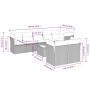 Gartenmöbel-Set 9-teilig mit Kissen aus hellem grauem Kunst-Rattan. von , Gartensets - Ref: Foro24-3249761, Preis: 645,04 €, ...