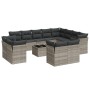 Set sofás de jardín con cojines 13 piezas ratán sintético gris by , Garden sets - Ref: Foro24-3250381, Price: 970,99 €, Disco...