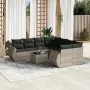 Gartenmöbel-Set 9-teilig mit Kissen aus hellem grauem Kunst-Rattan. von , Gartensets - Ref: Foro24-3253499, Preis: 634,94 €, ...