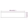 Vertical awning blue oxford fabric 60x600 cm by vidaXL, Umbrellas - Ref: Foro24-148447, Price: 40,34 €, Discount: %