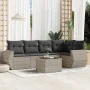 Set de sofás de jardín 6 pzas y cojines ratán sintético gris by , Garden sets - Ref: Foro24-3253679, Price: 439,61 €, Discoun...