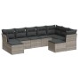 Gartenmöbel-Set 9-teilig mit Kissen aus hellem grauem Kunst-Rattan. von , Gartensets - Ref: Foro24-3250411, Preis: 589,06 €, ...