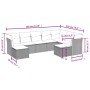 Gartenmöbel-Set 9-teilig mit Kissen aus hellem grauem Kunst-Rattan. von , Gartensets - Ref: Foro24-3250411, Preis: 589,06 €, ...