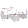 Set de sofás de jardín 6 pzas y cojines ratán sintético gris by , Garden sets - Ref: Foro24-3263148, Price: 381,42 €, Discoun...