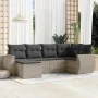 Set de sofás de jardín 6 pzas y cojines ratán sintético gris by , Modular outdoor sofas - Ref: Foro24-3221661, Price: 428,47 ...