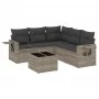 Set de sofás de jardín 6 pzas y cojines ratán sintético gris by , Garden sets - Ref: Foro24-3220161, Price: 415,24 €, Discoun...