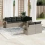 Set de sofás de jardín 7 pzas con cojines ratán PE gris claro by , Garden sets - Ref: Foro24-3220411, Price: 526,86 €, Discou...