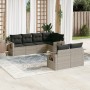 Set de sofás de jardín 7 pzas con cojines ratán PE gris claro by , Garden sets - Ref: Foro24-3220411, Price: 507,73 €, Discou...