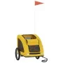 Remolque de bicicleta mascotas hierro tela Oxford amarillo by , pet strollers - Ref: Foro24-93959, Price: 97,42 €, Discount: %