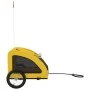 Remolque de bicicleta mascotas hierro tela Oxford amarillo by , pet strollers - Ref: Foro24-93959, Price: 97,42 €, Discount: %