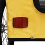 Remolque de bicicleta mascotas hierro tela Oxford amarillo by , pet strollers - Ref: Foro24-93959, Price: 97,42 €, Discount: %