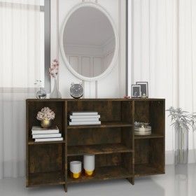 Rauchiger Eichenfurnier-Holzschrank 120x30x75 cm von vidaXL, Sideboards - Ref: Foro24-813065, Preis: 66,82 €, Rabatt: %