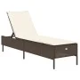 Liegewagenset mit Kissen, 3-teilig, braunes Kunststoffrattan. von , Liegen - Ref: Foro24-3284264, Preis: 309,99 €, Rabatt: %