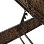 Juego de tumbonas con cojín 3 piezas ratán sintético marrón by , Loungers - Ref: Foro24-3284264, Price: 315,86 €, Discount: %