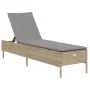 Juego de tumbonas con cojín 3 piezas ratán sintético beige de , Tumbonas - Ref: Foro24-3284266, Precio: 316,10 €, Descuento: %
