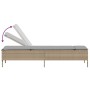 Juego de tumbonas con cojín 3 piezas ratán sintético beige by , Loungers - Ref: Foro24-3284266, Price: 316,61 €, Discount: %