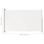 Toldo lateral retráctil de jardín crema 180x300 cm de vidaXL, Sombrillas - Ref: Foro24-313400, Precio: 89,84 €, Descuento: %