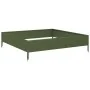 Stahlbeet in Olivgrün 100x100x26 cm von , Töpfe und Pflanzgefäße - Ref: Foro24-851020, Preis: 40,67 €, Rabatt: %