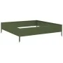 Stahlbeet in Olivgrün 100x100x26 cm von , Töpfe und Pflanzgefäße - Ref: Foro24-851020, Preis: 40,67 €, Rabatt: %
