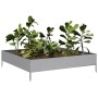 Pflanzgefäß aus verzinktem Stahl 100x100x26 cm von , Töpfe und Pflanzgefäße - Ref: Foro24-851022, Preis: 39,71 €, Rabatt: %