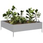Jardinera de acero galvanizado 100x100x33,5 cm de , Maceteros y jardineras - Ref: Foro24-851029, Precio: 47,23 €, Descuento: %