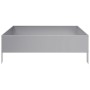 Jardinera de acero galvanizado 100x100x33,5 cm de , Maceteros y jardineras - Ref: Foro24-851029, Precio: 47,23 €, Descuento: %