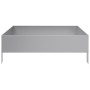 Pflanzkübel aus verzinktem Stahl, 100x100x33,5 cm. von , Töpfe und Pflanzgefäße - Ref: Foro24-851029, Preis: 45,51 €, Rabatt: %