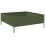 Stahlbeet in Olivgrün 100x100x25 cm von , Töpfe und Pflanzgefäße - Ref: Foro24-851034, Preis: 54,04 €, Rabatt: %