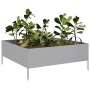 Jardinera de acero galvanizado 100x100x25 cm by , Pots and planters - Ref: Foro24-851036, Price: 47,32 €, Discount: %