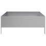 Jardinera de acero galvanizado 100x100x25 cm by , Pots and planters - Ref: Foro24-851036, Price: 47,32 €, Discount: %