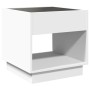 Mesita de noche con Infinity LED blanca 50x50x50 cm by , Nightstands - Ref: Foro24-3284084, Price: 85,73 €, Discount: %