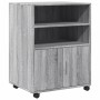 Rollschrank aus grauem Sonoma-Ingenieurholz 60x48x81 cm von , Aktenschränke - Ref: Foro24-853169, Preis: 82,75 €, Rabatt: %