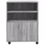 Rollschrank aus grauem Sonoma-Ingenieurholz 60x48x81 cm von , Aktenschränke - Ref: Foro24-853169, Preis: 81,49 €, Rabatt: %