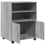 Rollschrank aus grauem Sonoma-Ingenieurholz 60x48x81 cm von , Aktenschränke - Ref: Foro24-853169, Preis: 82,75 €, Rabatt: %