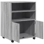 Rollschrank aus grauem Sonoma-Ingenieurholz 60x48x81 cm von , Aktenschränke - Ref: Foro24-853169, Preis: 81,49 €, Rabatt: %