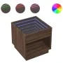 Nachttisch mit Infinity LED in Eichenbraun 50x50x50 cm von , Nachttische - Ref: Foro24-3284090, Preis: 84,54 €, Rabatt: %