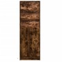 Aparador con LED madera ingeniería roble ahumado 69x32,5x200 cm by , Sideboards - Ref: Foro24-3307909, Price: 122,72 €, Disco...