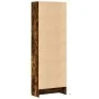 Aparador con LED madera ingeniería roble ahumado 69x32,5x200 cm de , Aparadores - Ref: Foro24-3307909, Precio: 121,24 €, Desc...