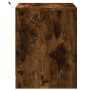 Mesita de noche luces LED 2 uds madera ingeniería roble ahumado by , Nightstands - Ref: Foro24-852056, Price: 89,13 €, Discou...
